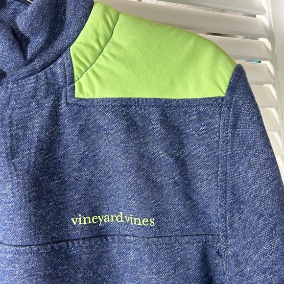 Vineyard Vines Blue Green Performance  Sailing Quarter Zip Shep Active Size S - Picture 4 of 14